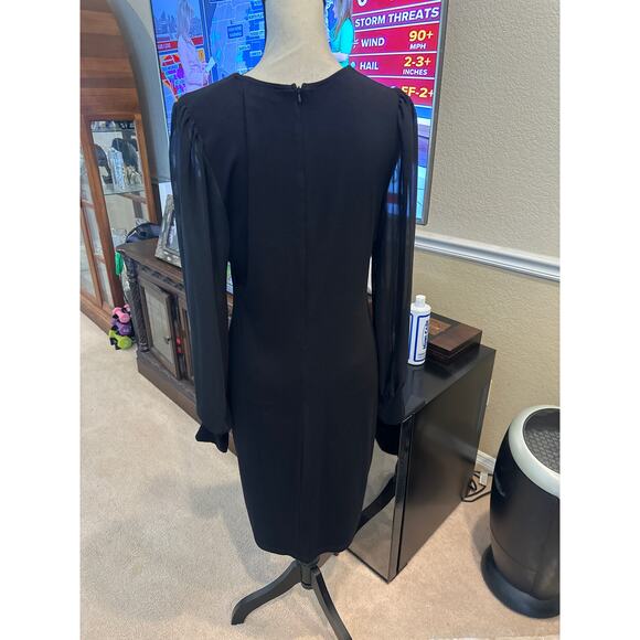 Women’s Karen Kane Black Knee Length Dress. Size Large - Picture 3 of 4